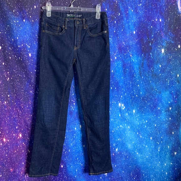 Gap Kids_Straight Leg Dark Wash Jeans size 12 - Picture 1 of 9